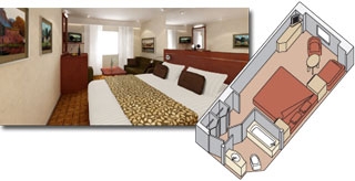 Large or Standard Oceanview Staterooms